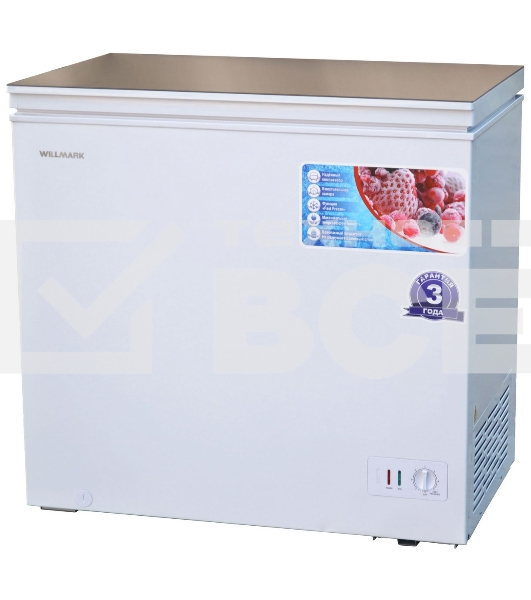 Морозильный ларь Willmark CF-380G белый, 365л
