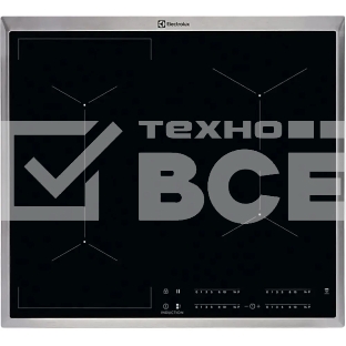 Индукционная варочная панель Electrolux EIV6340X черный/серебристый