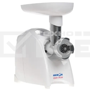 Мясорубка электрическая Аксион М41.04 белый, 1700 Вт, 2.0 кг/мин, реверс, защита от перегрузки, насадки - 4