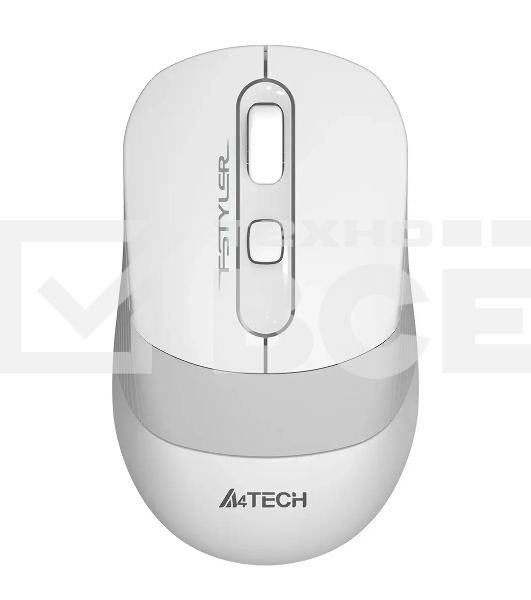 Клавиатура + мышь A4Tech Fstyler FG1010S клав:белый/серый мышь:белый/серый USB беспроводная Multimedia Touch (FG1010S WHITE)