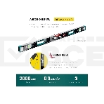 Уровень Kraftool A-RATE CONTROL 2000 мм, магнитный сверхпрочный уровень с зеркальным глазком, фото4