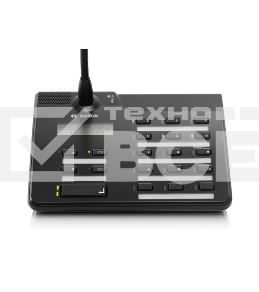 Компонент системы оповещения Bosch PVA-15CST вызывная станция PAVIRO F01U298720