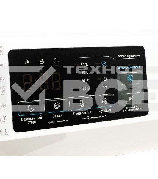 Стиральная машина Centek CT-1920 белый, загрузка фронтальная 6 кг, 1000 об/мин., класс: А+++