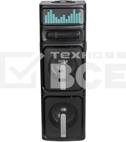 Минисистема Supra SMB-2050, 180Вт, FM USB BT SD, черный