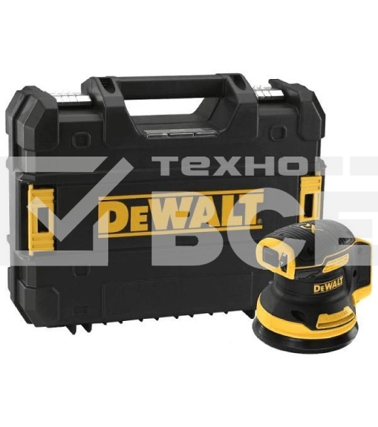 Эксцентриковая шлифмашина DeWalt DCW210NT-XJ D125мм аккум. жестк.кейс