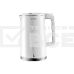 Чайник Centek CT-0005 2200 Вт, 1.7 л, белый, фото 1