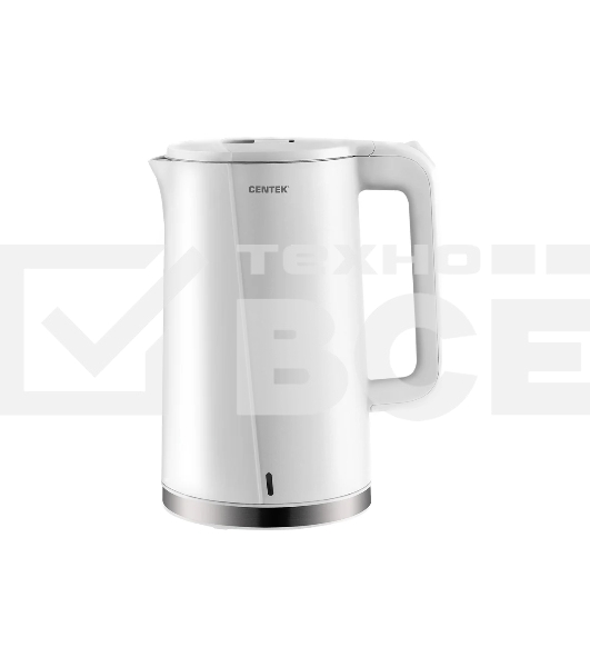 Чайник Centek CT-0005 2200 Вт, 1.7 л, белый