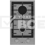 Газовая варочная панель Hotpoint HGMT 321 IX, независимая, нержавеющая сталь, фото 1
