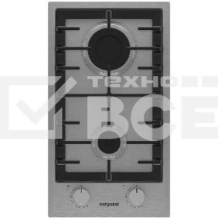 Газовая варочная панель Hotpoint HGMT 321 IX, независимая, нержавеющая сталь