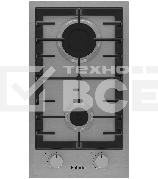 Газовая варочная панель Hotpoint HGMT 321 IX, независимая, нержавеющая сталь