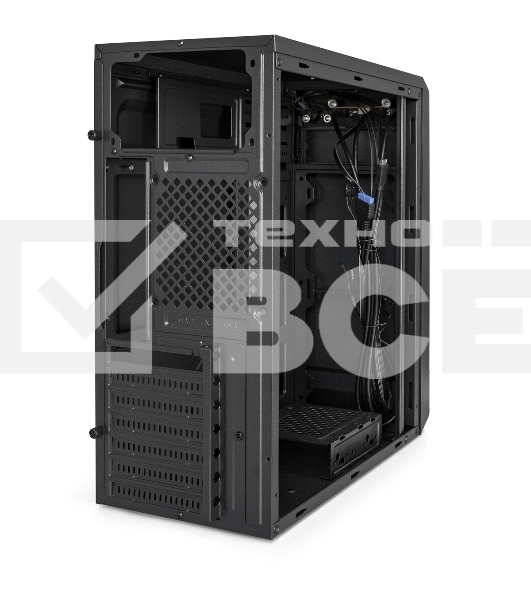Компьютерный корпус Miditower ExeGate XP-332UC-UNS350 (ATX, БП UNS350 с вент. 12см, 2хUSB 3.0/1хTypeC, аудио, черный)