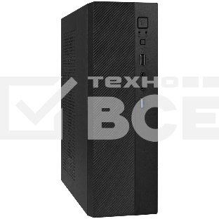 Компьютерный корпус Desktop ExeGate MI-301U-300 (mATX/mini-ITX, 1U-F300S 4см, 1*USB+1*USB 3.0, аудио, черный)