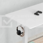 Стол для компьютера Cactus угловой подъемный столешница МДФ, белый каркас белый 140x72x60 см (CS-EDXL-WWT), фото15