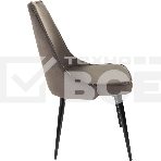 Стул для дома Бюрократ CH-K4_2 комплект 2 шт коричневый Holland 74 металл черный на ножках (CH-K4_1/HL74_2), фото6