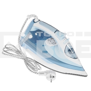 Утюг Atlanta ATH-5544 голубой/белый, 2200 Вт, 32 г/мин, 85 г/мин, 400 мл