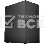 Компьютерный корпус CBR mATX Minitower V861, без БП, 2хUSB 2.0, HD Audio+Mic, черный PCC-MATX-V861-WPSU, фото 1