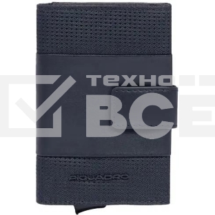 Чехол для кредитных карт Piquadro S137 PP5649S137R/N черный металл