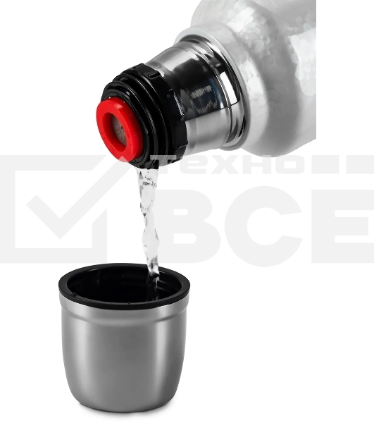 Термос для напитков Rondell Nubes RDS-1970 1 л. серый, картонная коробка