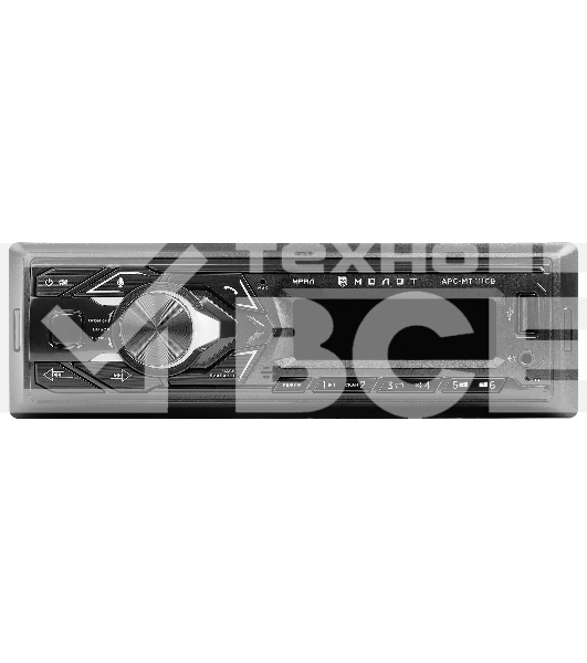 Автомагнитола URAL МОЛОТ АРС-МТ 111С, 1 DIN, Bluetooth, USB Type-A, AUX