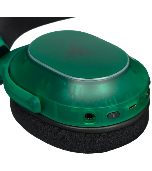 Гарнитура Razer Barracuda X Chroma Phantom Green Edition зелёный, беспроводная, Bluetooth, до 70 ч, подсветка