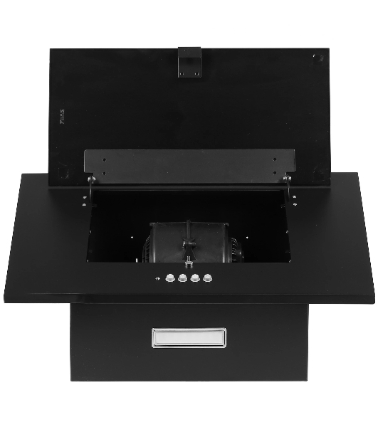 Вытяжка наклонная Elikor Коралл 60П-430-К3Д чёрный, 60 см, 430 м³/ч, 35 дБ