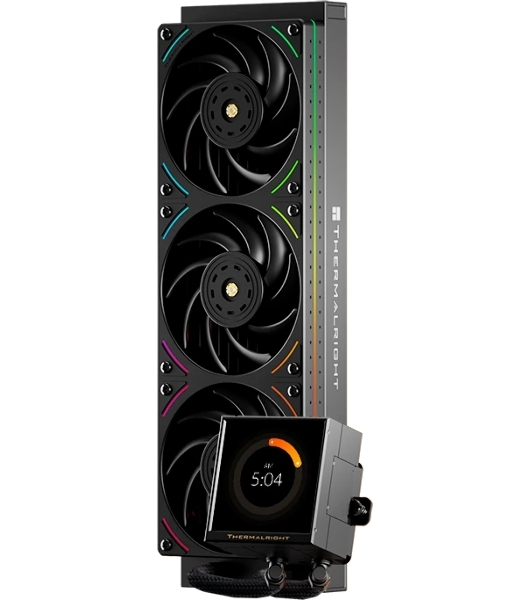 Система водяного охлаждения Thermalright Peerless Vision 360 UB Soc-AM5/AM4/1200/1700/1851 черный 4-pin 28.1dB Al Ret (P-VISION-UB-360-BL-ARGB)
