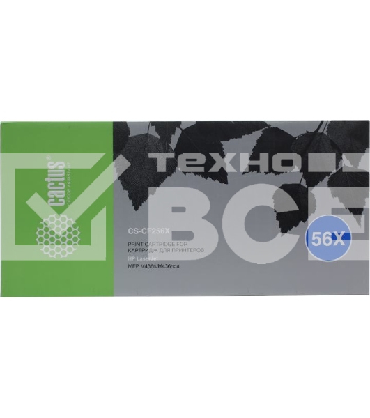 Картридж лазерный Cactus CS-CF256X черный (13700 стр.) для HP LJ MFP M436n/M436nda