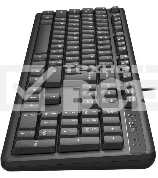 Клавиатура A4Tech KKS-3 проводная, USB, черный