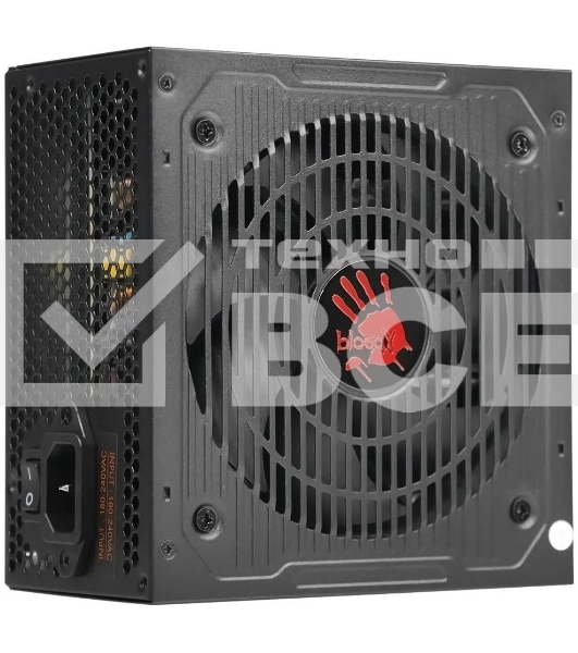 Блок питания Bloody BD-PS700W, 700Вт, 80 PLUS WHITE, 120мм, черный