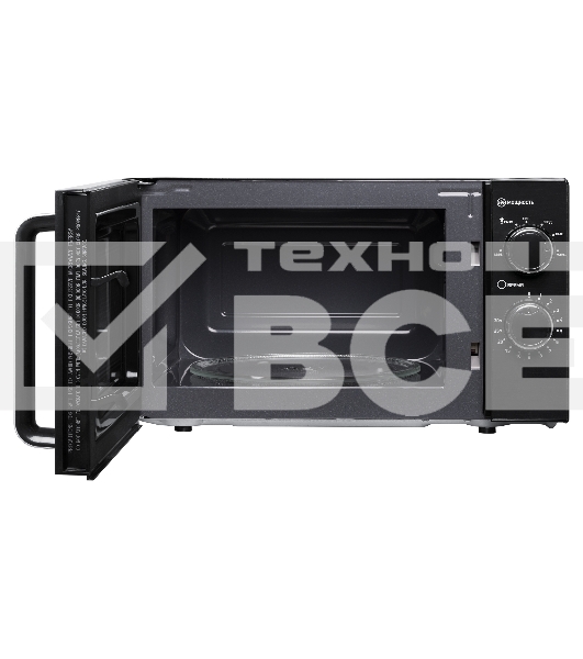 Микроволновая печь BBK 20MWS-776M/B-M чёрный, 20 л, 700 Вт, переключатели - поворотный механизм