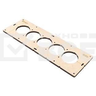 Шаблон для подрозетников EKF Expert sh-d68-5 c 5 отверстиями d 68 мм