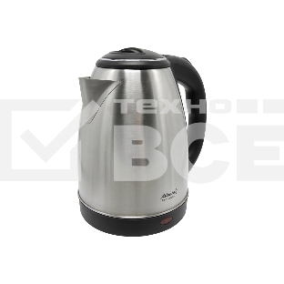 Чайник электрический Atlanta ATH-2431 1,8л, 1500Вт черный\серебристый