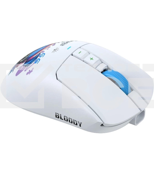 Мышь беспроводная A4Tech Bloody R73 Ultra Duo белый/рисунок оптическая 20000dpi беспров. USB/USB-C 7but (R73 ULTRA DUO NYX MIRAGE)