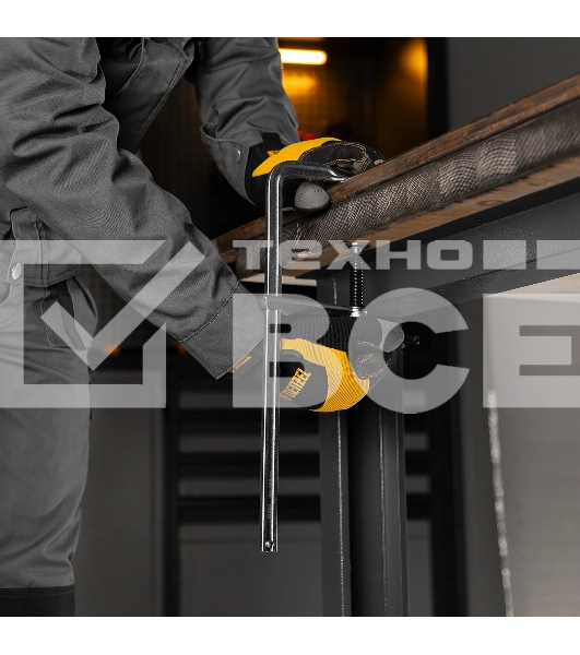 Струбцина Denzel F-образная, 80x300 мм, кованая