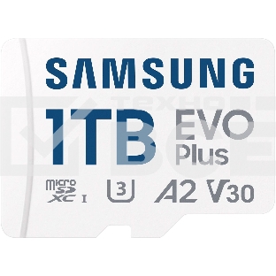 Флеш карта Samsung EVO Plus MicroSDXC MB-MC1T0SA/KR 1Tb A2 U3 V30 +SD Adapter