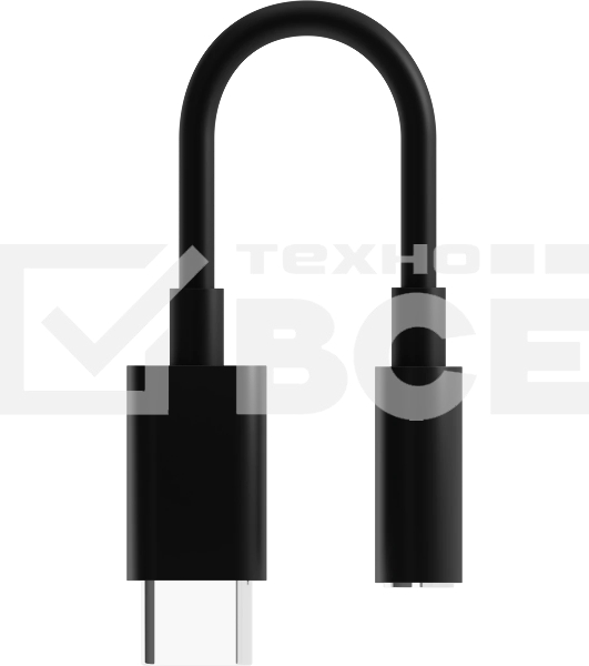 Переходник Defender JACK03-01 3.5 jack (F)-Type-C(M) c ЦАП 1