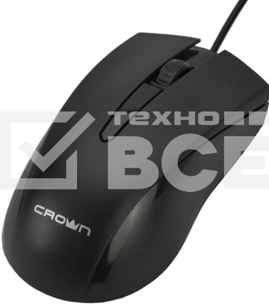 Мышь проводная CROWN CMM-310 черный