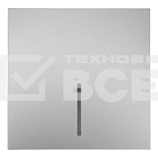 Выключатель 1-кл. с индик. СП ZIMA IP20 10А безвинт. зажим серый матовый LEZARD 704-7488-111QC