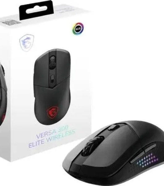 Мышь беспроводная/проводная USB OPTICAL GAMING VERSA 300 ELITE W MSI черная