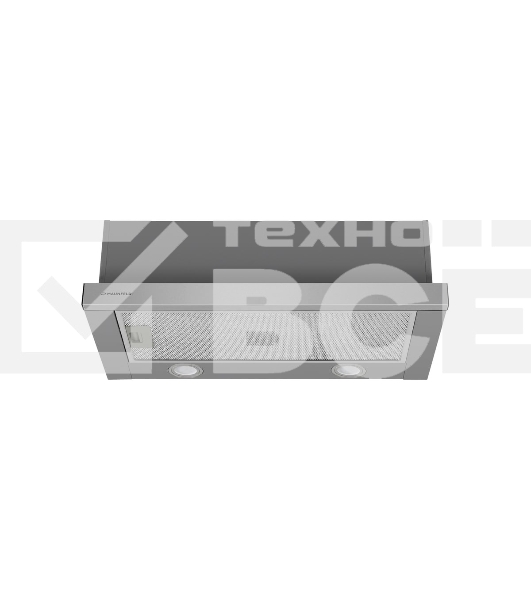 Вытяжка встраиваемая Maunfeld VS Fast 60 нержавеющая сталь, 60 см, 850 куб. м/ч, 47 дБ