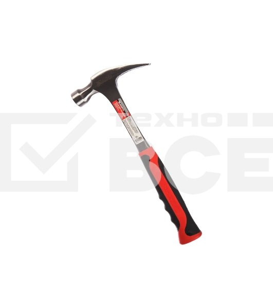 Молоток-гвоздодер Matrix 10463 570 г, цельнометаллический, двухкомпонентная рукоятка