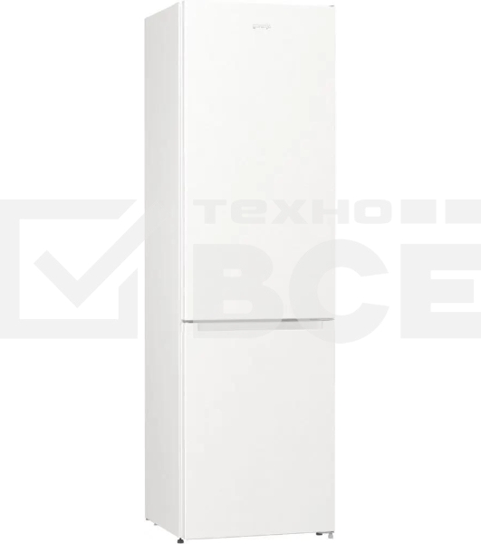 Холодильник Gorenje NRK6201PW4 белый двухкамерный 235/96л морозилка снизу