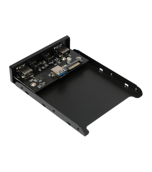 Планка на переднюю панель Gembird FP3.5-USB3-2A2C, USB, 2xUSB-A 3.0 + 2xType-C, 3.5'