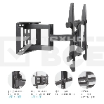 Кронштейн для телевизора Kromax GALACTIC-57 черный 32