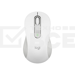 Мышь беспроводная Logitech Signature M650 L белый, 4000 dpi, радиоканал, Bluetooth, USB, кнопки - 5