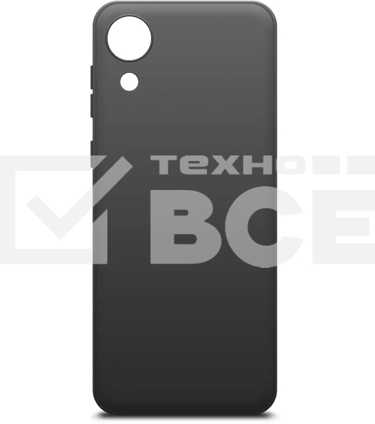 Чехол (клип-кейс) BoraSCO Microfiber Case для Samsung Galaxy A03 Core черный