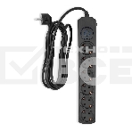 Сетевой фильтр Ippon BK-6-EU-3-16-B 3м (6 розеток) черный (коробка), фото6