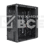 Корпус Minitower ExeGate mEVO-9301-NPX400 (mATX, БП 400NPX с вент. 12см, с окном, 2*USB+1*USB3.0, HD аудио, черный, с RGB подсветкой), фото2