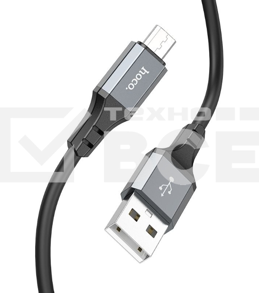 Кабель Hoco X92 Honest Micro USB (m)-micro USB (m) 3м черный коробка