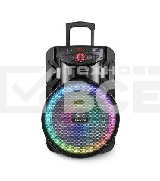 Портативная акустика Blackton Bt PBS2115 черный Мощность RMS 40 Вт Bluetooth